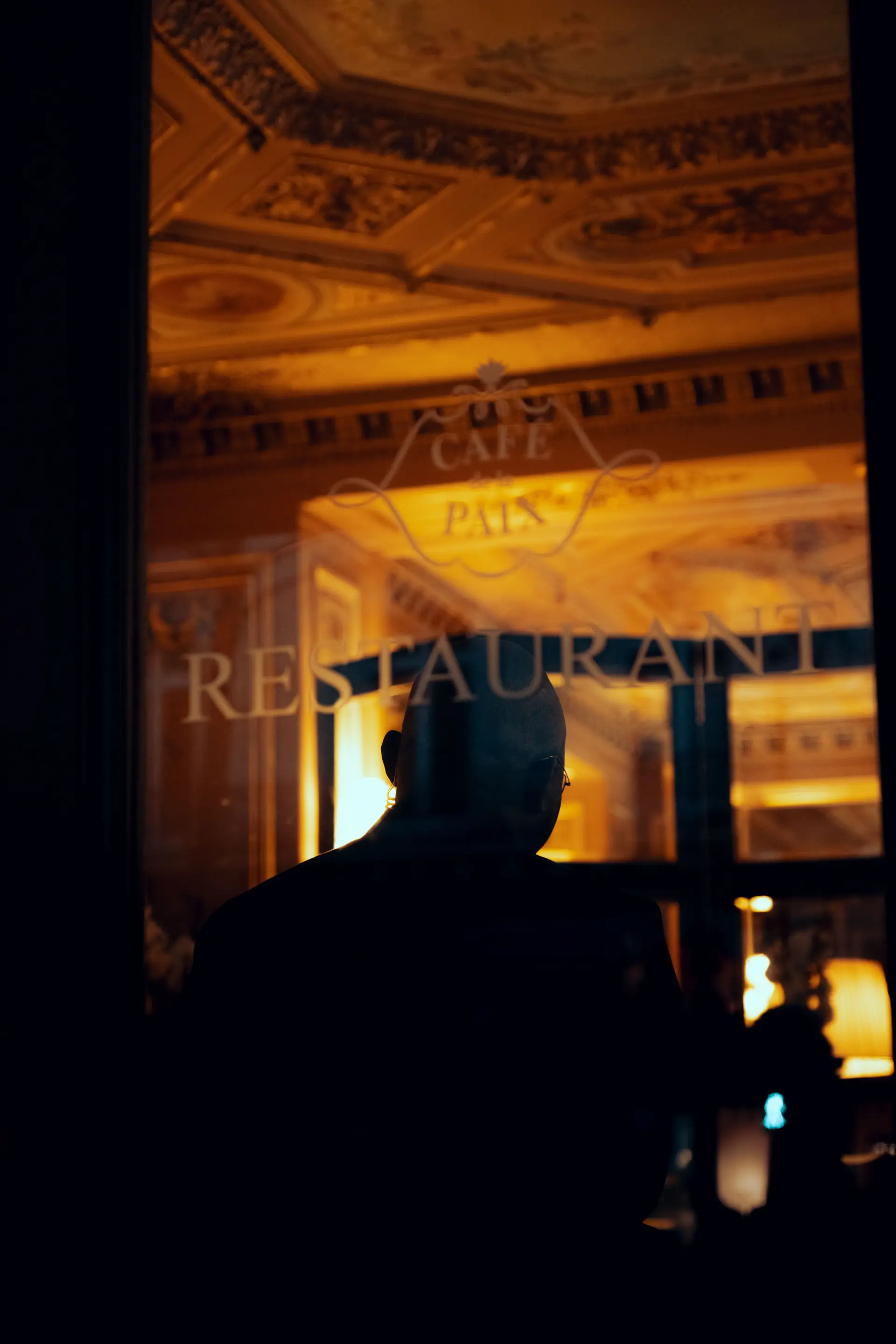 Sophisticated casino environment silhouette