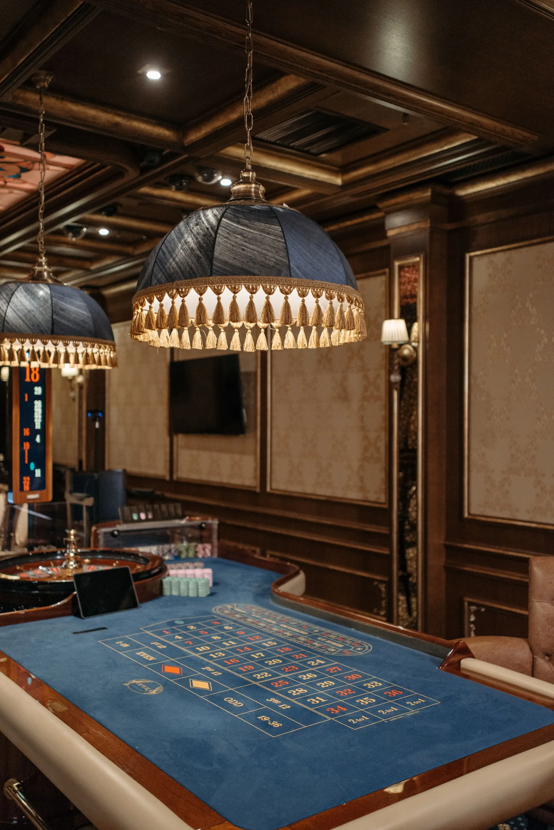 Casino interior background